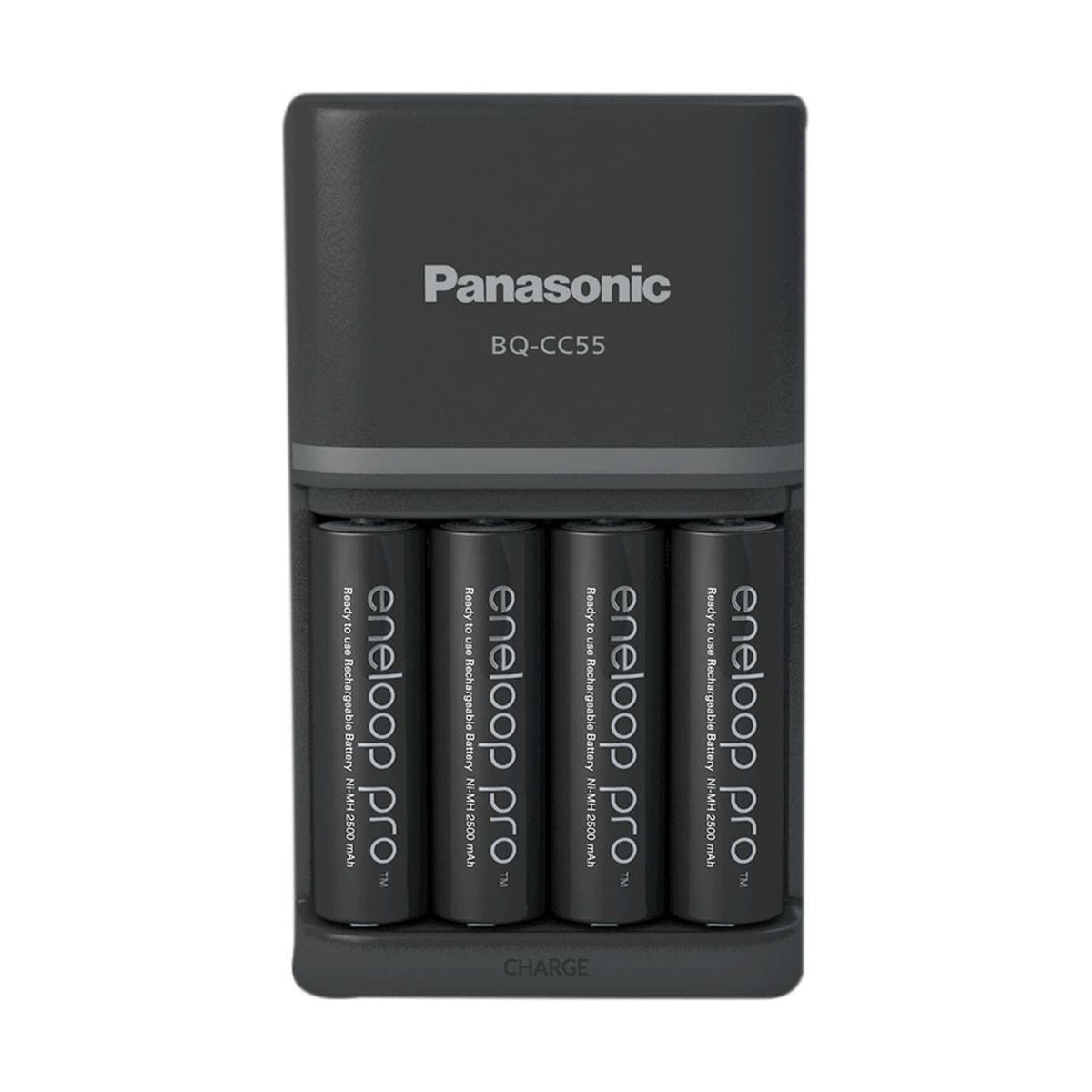 Panasonic Eneloop Pro BQ-CC55 Charger + 4x AA 2500mAh Batteries