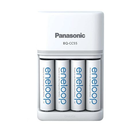 Panasonic Eneloop Smart & Quick Charger BQ-CC55 + 4x AA 2000mAh