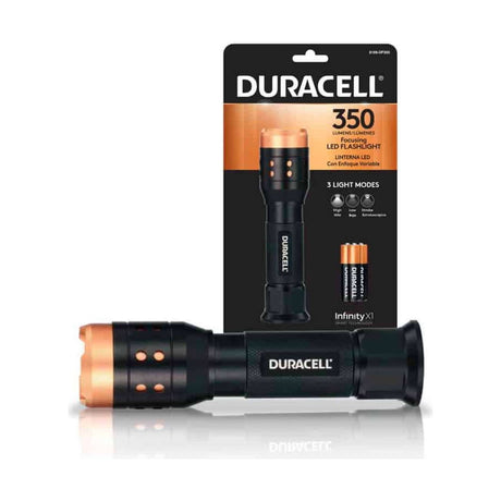 Duracell 350 Lumen Focusing LED Flashlight - Batteries Included retail pack