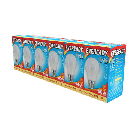 8.8W LED GLS E27 806lm - Warm White 3000K retail pack
