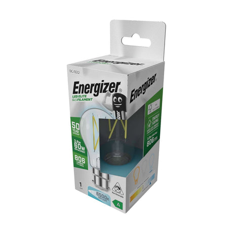 B22 (BC) LED GLS Bulb 3.8W 806lm Non-Dimmable - Daylight 6500K retail pack