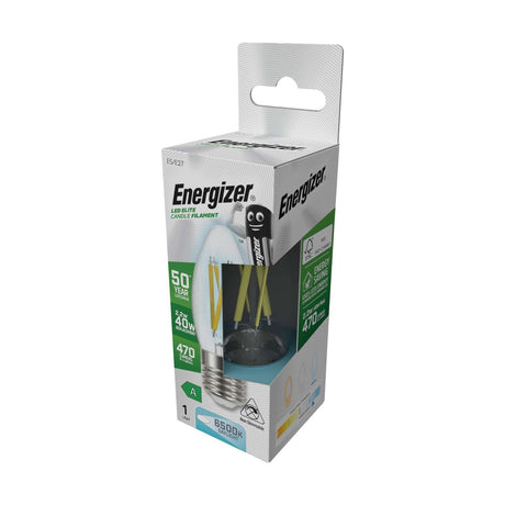 E27 (ES) LED Candle Bulb 2.2W 470lm Non-Dimmable - Daylight 6500K retail pack