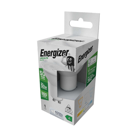 GU10 LED Spotlight Bulb 2W 360lm Non-Dimmable - Cool White 4000K retail pack