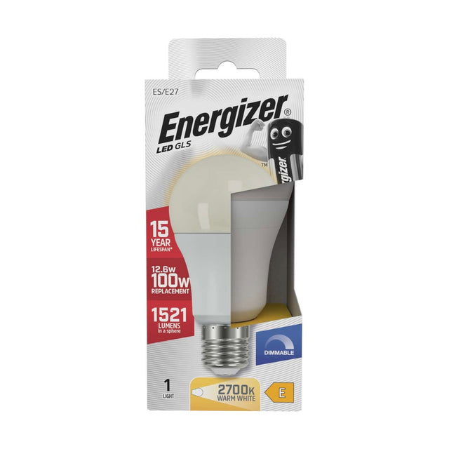 E27 (ES) LED GLS Bulb 12.6W 1521lm Dimmable - Warm White 2700K retail pack