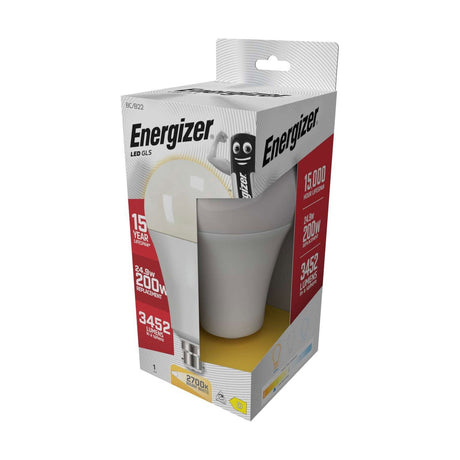 B22 (BC) LED Bulb 24.9W 3452lm Non-Dimmable - Warm White 2700K retail pack