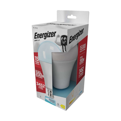 B22 (BC) LED GLS Bulb 24.9W 3452lm Non-Dimmable - Daylight 6500K retail pack