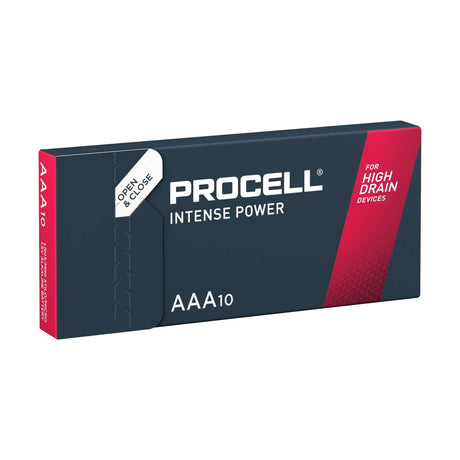 Duracell Procell Intense AAA Batteries (LR03) - 10 Pack retail pack