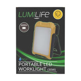 30W IP54 Portable LED Worklight - Daylight 6500K retail pack