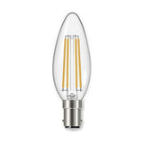 LED Filament Candle 5W B15 SBC 550lm 4000K Dimmable