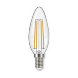 LED Filament Candle E14 5W 550lm Cool White 4000K Dimmable