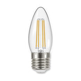 E27 LED Filament Candle Bulb 5W 550lm Dimmable - Cool White 4000K