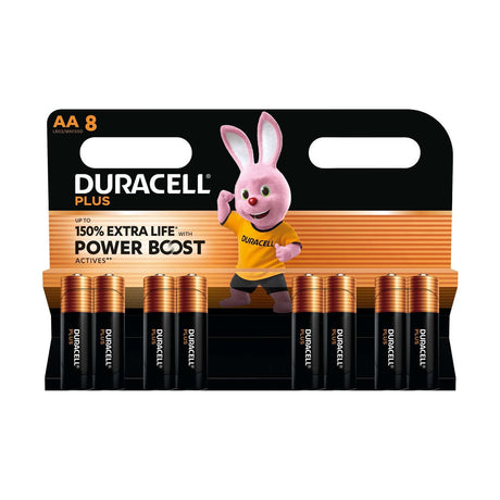 Duracell Plus AA Batteries (MN1500) - 8 Pack retail pack