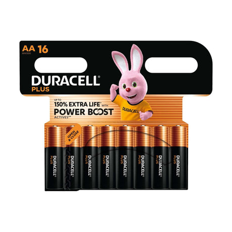 Duracell Plus AA Batteries (MN1500) - 16 Pack retail pack