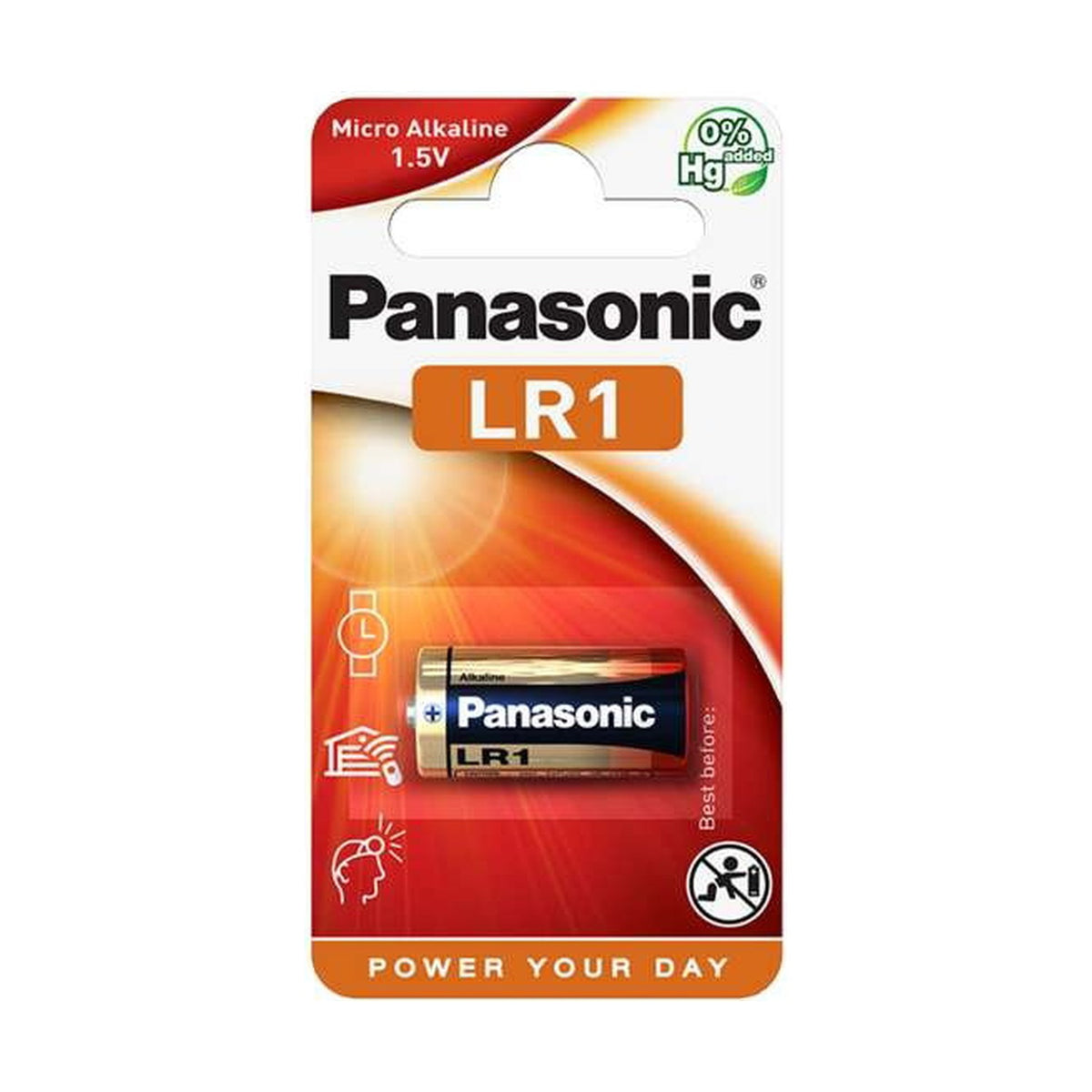 Panasonic Specialty LR1 Battery retail pack