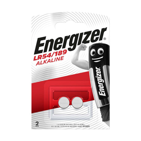 Energizer Alkaline LR54 Coin Cell Batteries (189) - 2 Pack retail pack