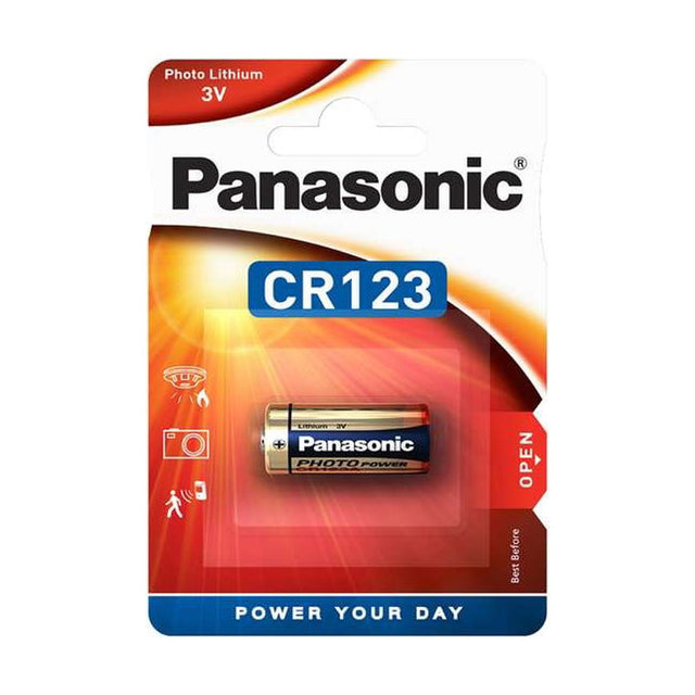 Panasonic Photo Lithium Battery (CR123) retail pack