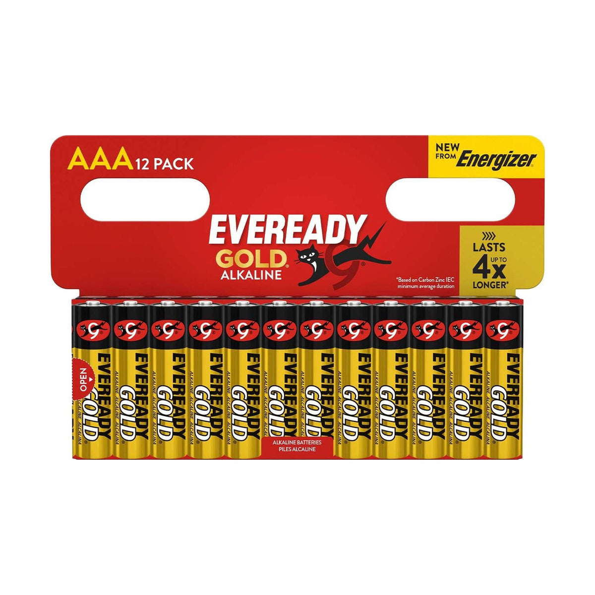 Eveready Gold AAA Batteries (LR03) - 12 Pack