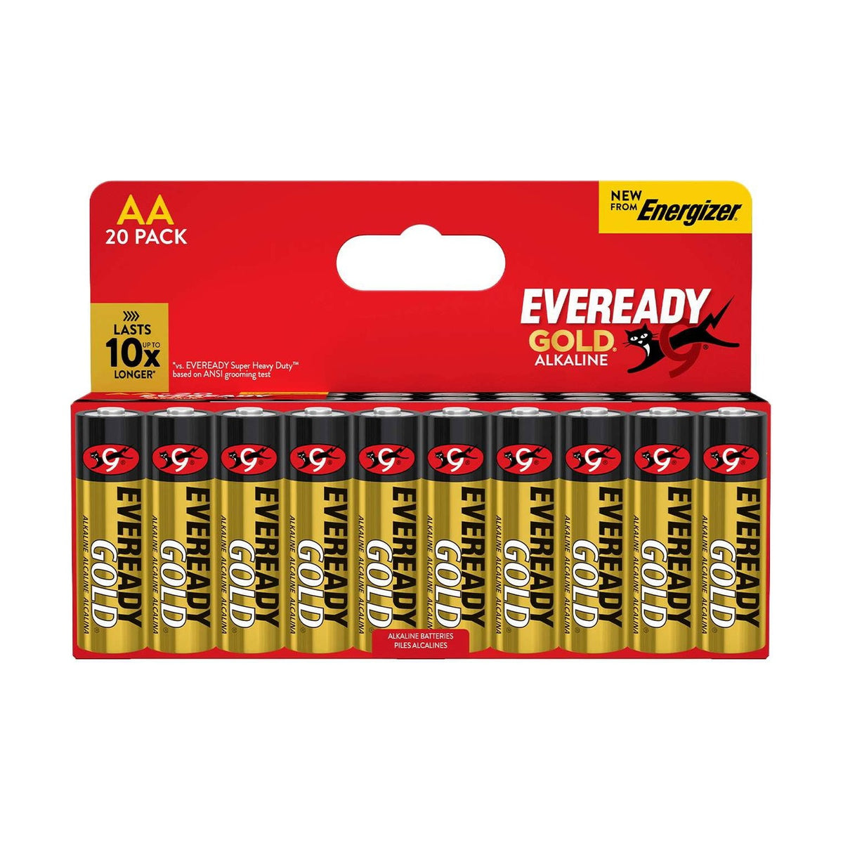 Eveready Gold AA Batteries (LR6) - 20 Pack