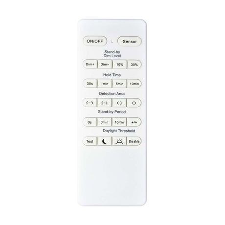 Sensor Light Remote Control - White