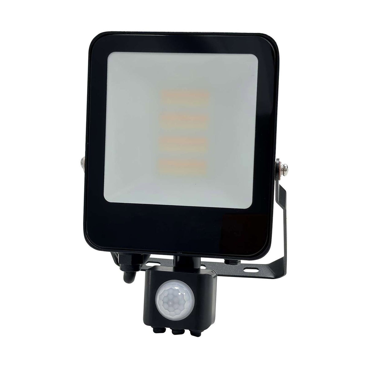 10W IP65 CCT Adjustable PIR Sensor Floodlight - Black