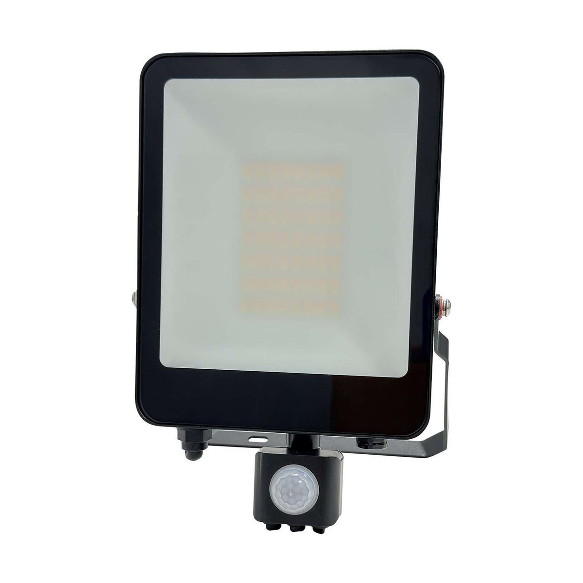 50W IP65 CCT Adjustable PIR Sensor Floodlight - Black
