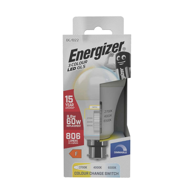 B22 (BC) LED GLS Bulb 8.8W 806lm Dimmable - Warm White 2700K