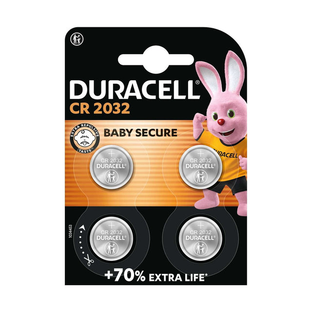 Duracell CR2032 Lithium Coin Batteries (CR2032) - 4 Pack