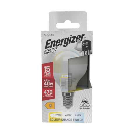 E14 (SES) LED Golf Bulb 4.2W 470lm - Warm White 2700K