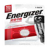Energizer Specialty Coin Cell Batteries (CR2016) retail pack