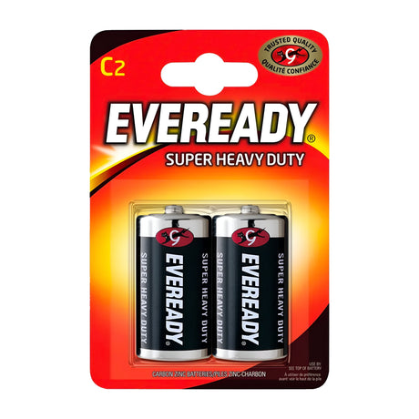 Eveready C Size Super Heavy Duty (2 Pack)