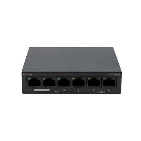 4 Port PoE Switch 60W - Black