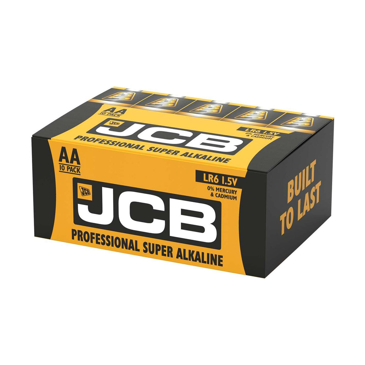 JCB Industrial AA Batteries (LR6) retail pack
