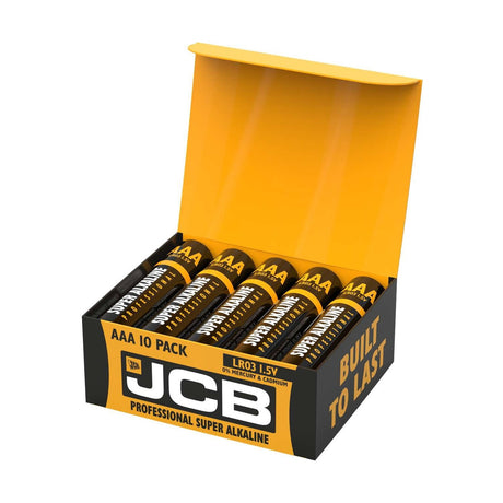 JCB Industrial AAA Batteries (LR03) retail pack