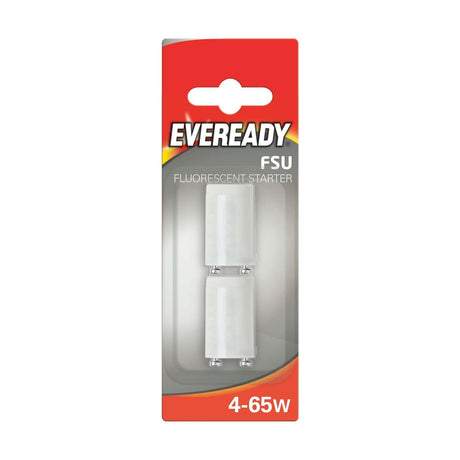 4-65W FSU Fluorescent Starter, 2 Pack, Blister Card retail pack