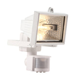 PowerMaster Outdoor 120W Halogen PIR Floodlight - White