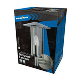 IP44 Outdoor Tube Wall Lantern - Stainless Steel