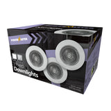 PowerMaster Indoor 3 Pack Fixed Downlights - White