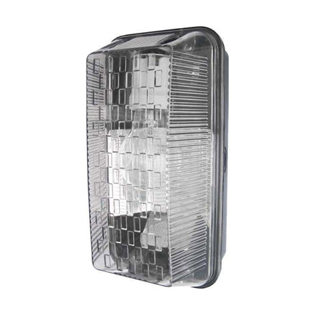 100W IP65 Rectangular Outdoor Bulkhead - Clear