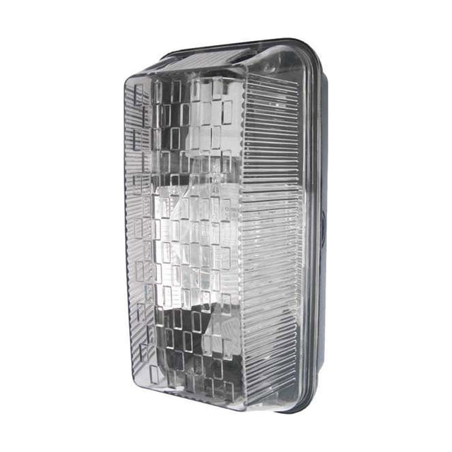 100W IP65 Rectangular Outdoor Bulkhead - Clear