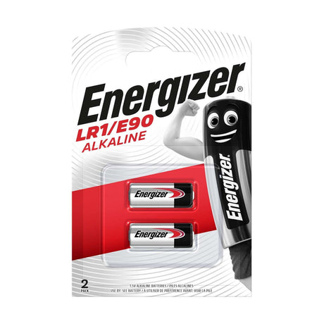 Energizer N Batteries (LR1/E90) - 2 Pack retail pack
