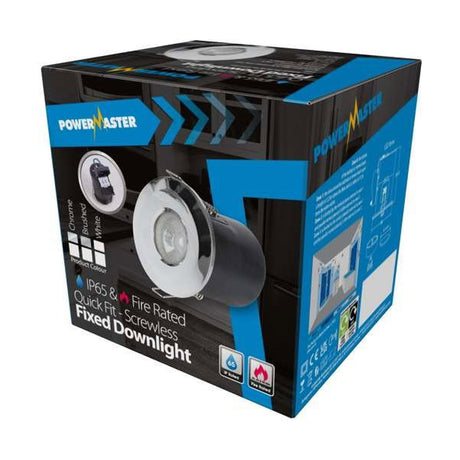 IP65 Fire Rated Fixed Downlight - White