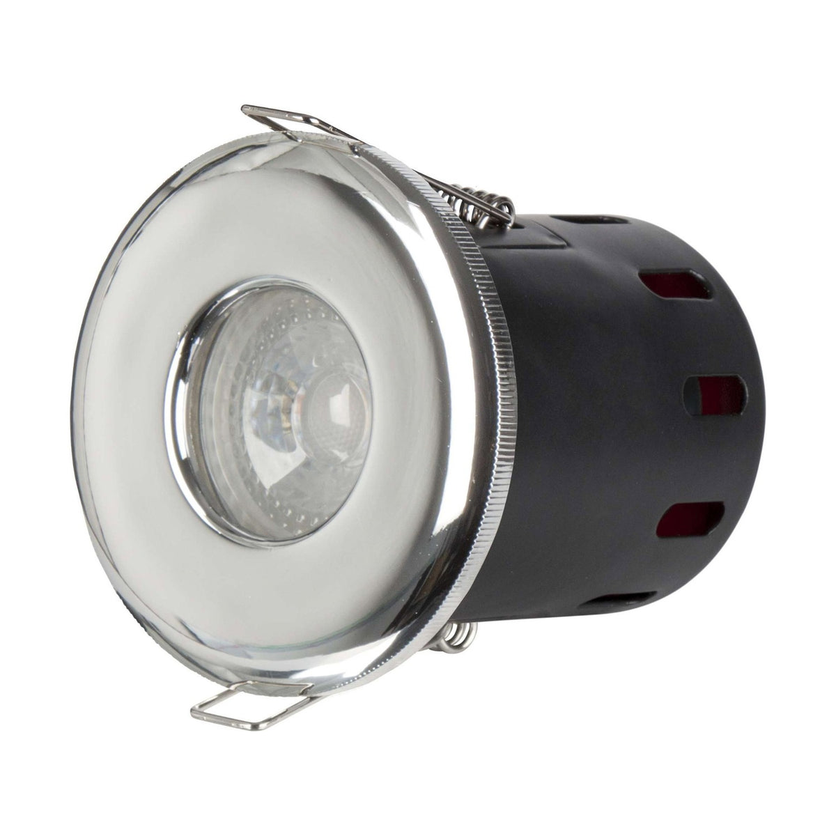 Fire Rated IP65 Fixed Downlight - Chrome