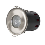 PowerMaster Recessed Fire Rated Downlight - Brushed Chrome