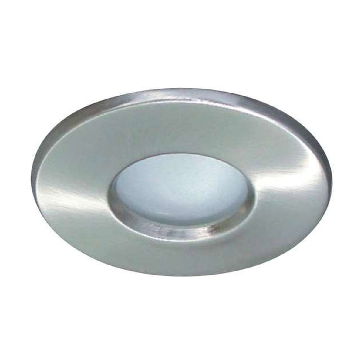 IP65 Slimline Fixed Downlight - Brushed Chrome