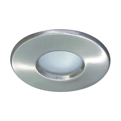 IP65 Slimline Fixed Downlight - Brushed Chrome