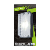 12W LED IP65 Polycarbonate Bulkhead - 6,500K (Daylight) retail pack