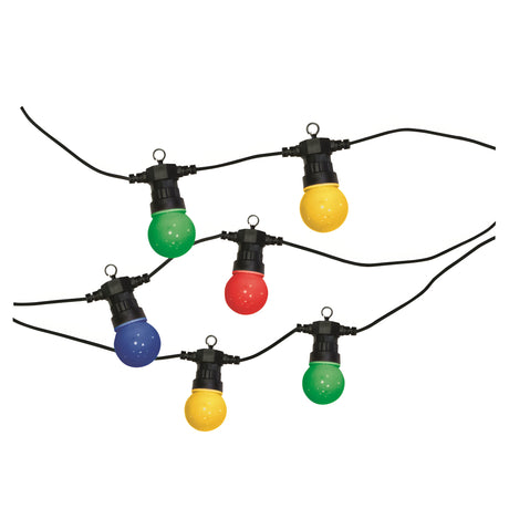 PowerMaster LED 20 Large Globe Festoon String - Coloured