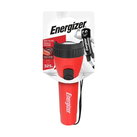 Energizer LED Torch 25lm - Red, Built-in Lanyard retail pack