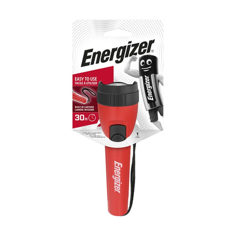 Energizer LED Torch 25lm - 30hr Runtime, Built-In Lanyard retail pack