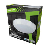 15W IP65 CCT Adjustable Round LED Bulkhead 3000K-6500K - White